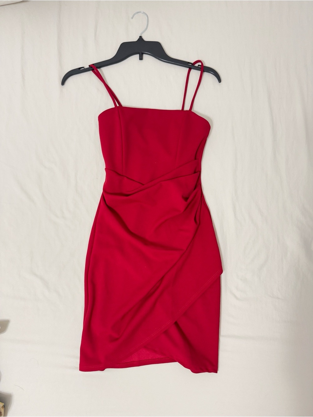 Windsor Red Spaghetti-Strap Sheath Dress